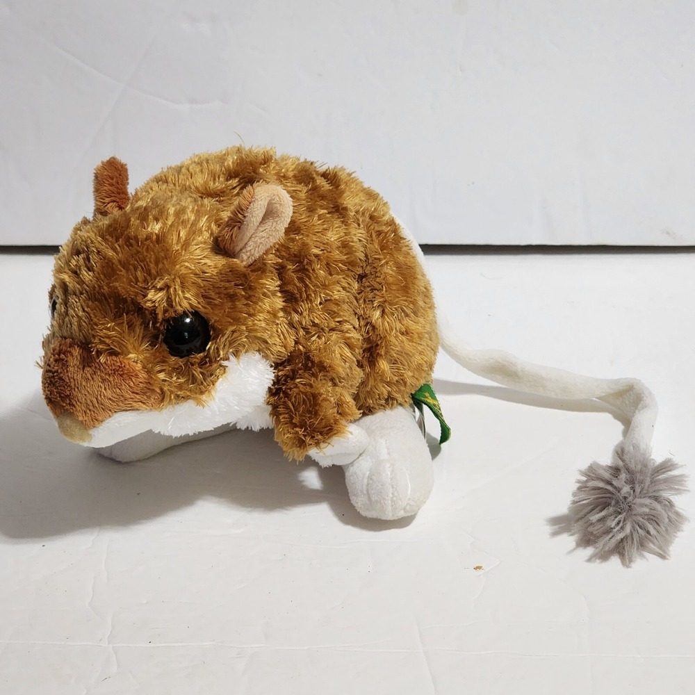 Wild Republic Kangaroo Rat Plush Cuddlekin 2016 Brown & White 8"